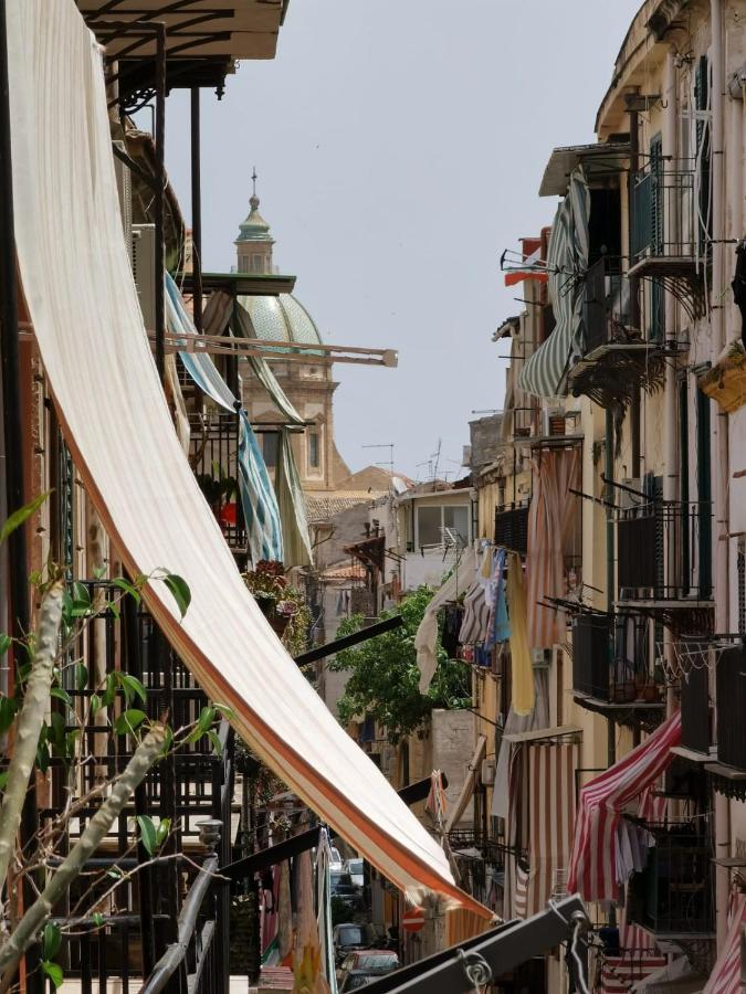 Ferienwohnung Il Terrazzino Sul Kemonia Palermo Exterior foto